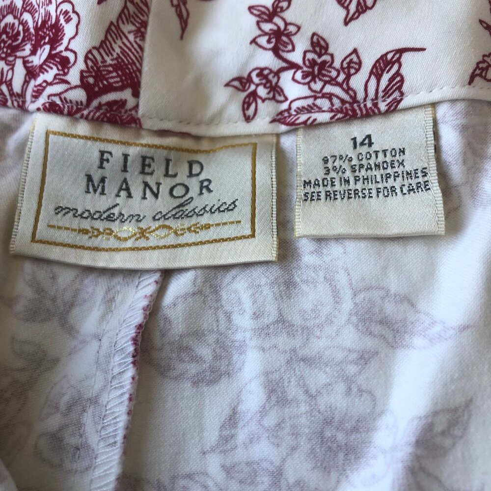 NWT Field Manor Modern Classics Size 14 Wide Leg Casual Crop Pant, Work, Leisure - Picture 7 of 9